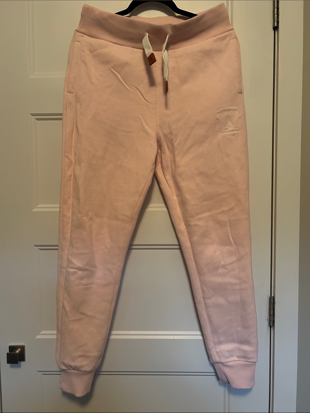 Pink Drawstring Jogger Sweatpants